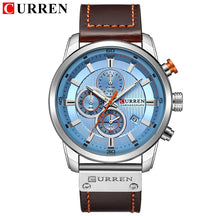 CURREN Fashion Date Quartz Cronógrafo Esporte